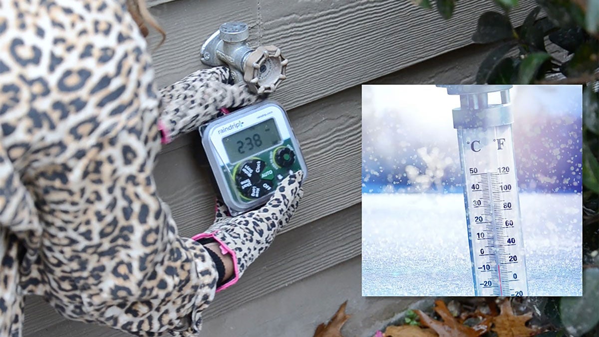 thermostat winterize hose attachment yard work house work