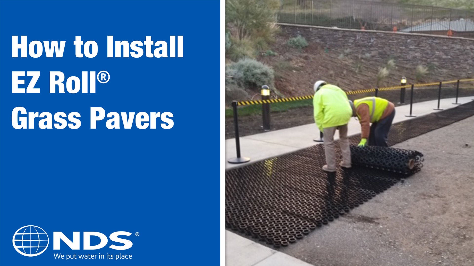 Prevent tire tracks from turning a grassy landscape into an unsightly mess with the EZ Roll® Grass Pavers. These grass pavers are durable and can support heavy vehicles driving over it while blending into the background and maintaining the integrity of the grass surface.