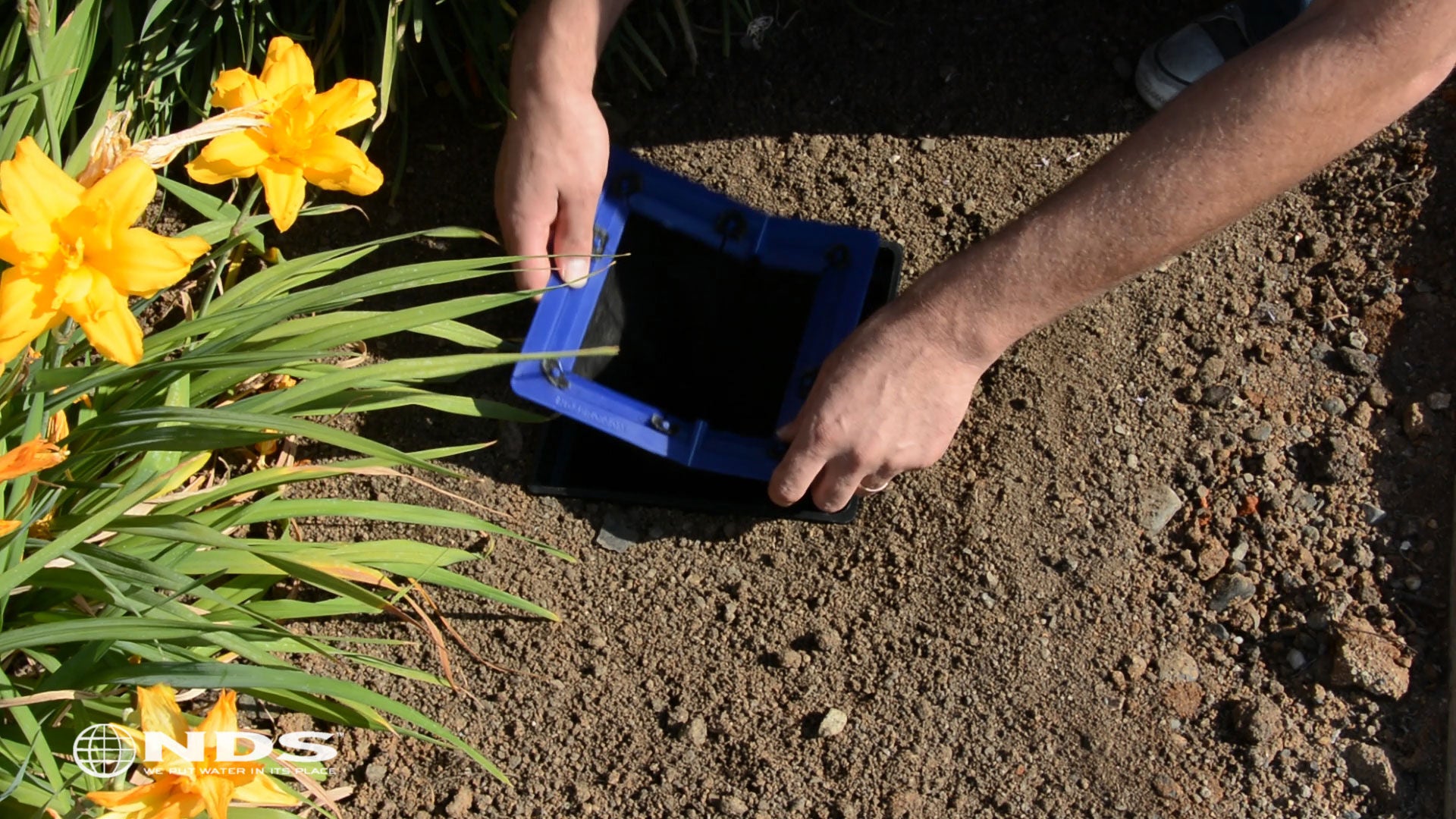 Catch basin filter after cleaning 