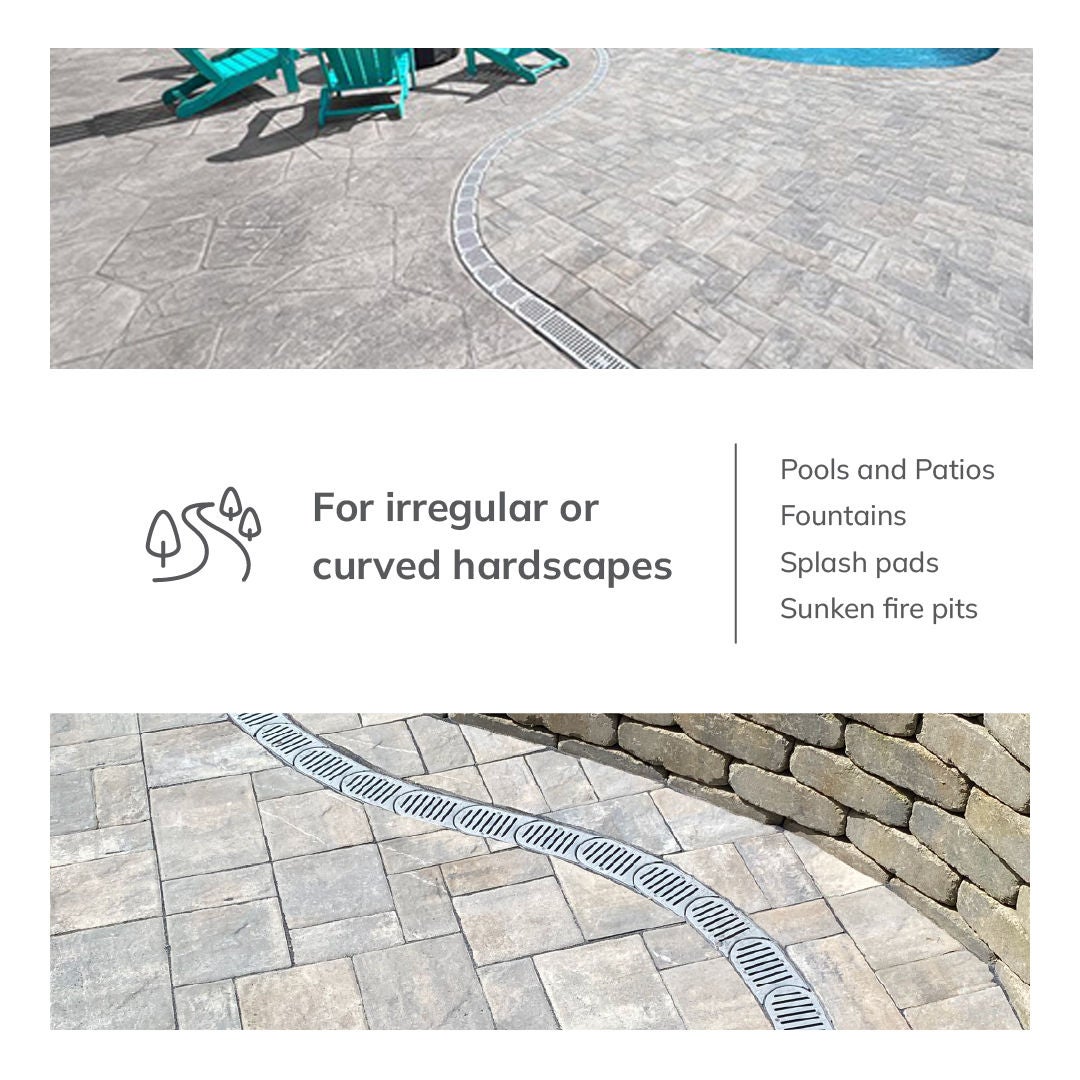 infographic Spee D Contour pool grey