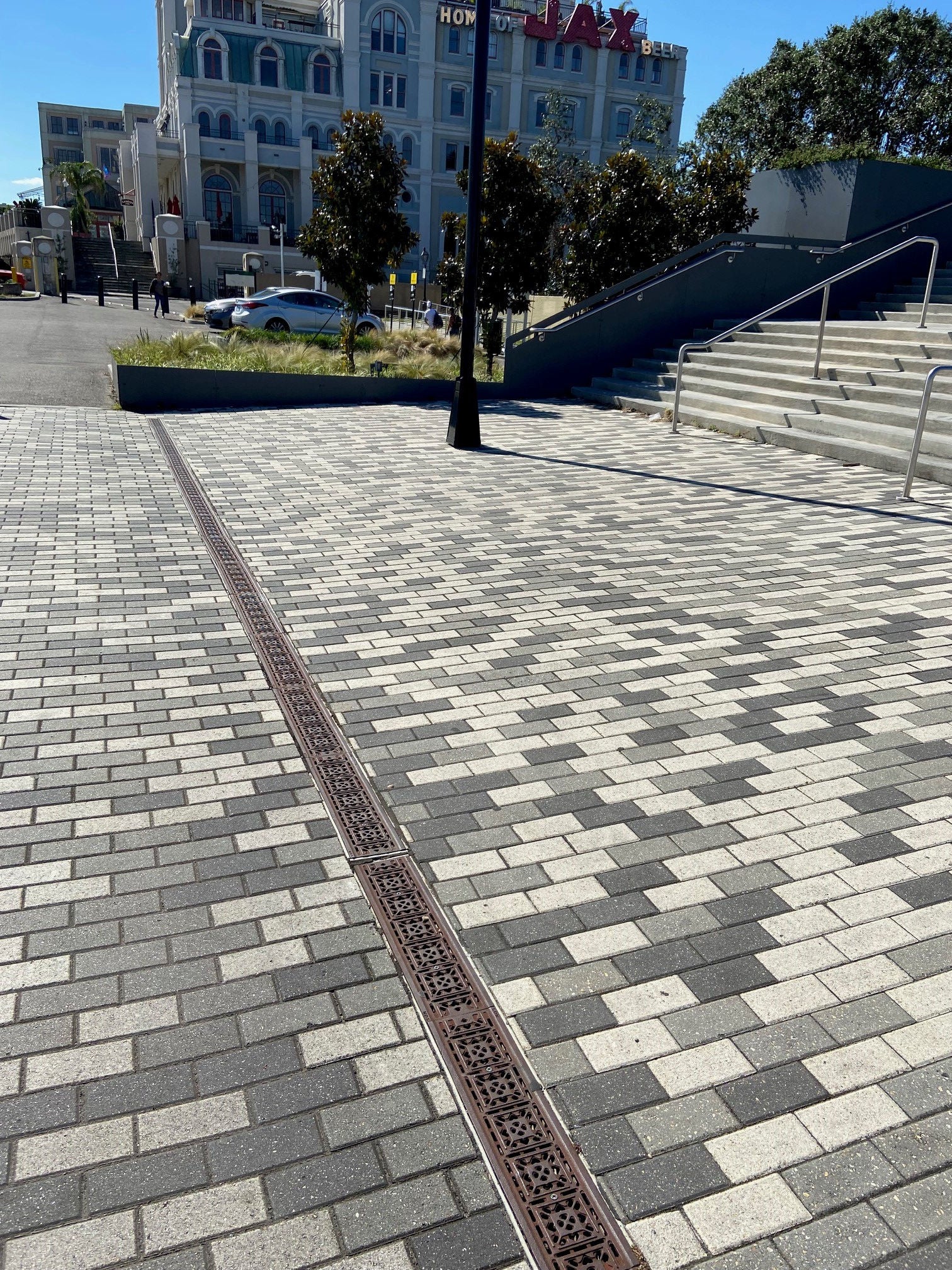 channel drain moonwalk new orleans