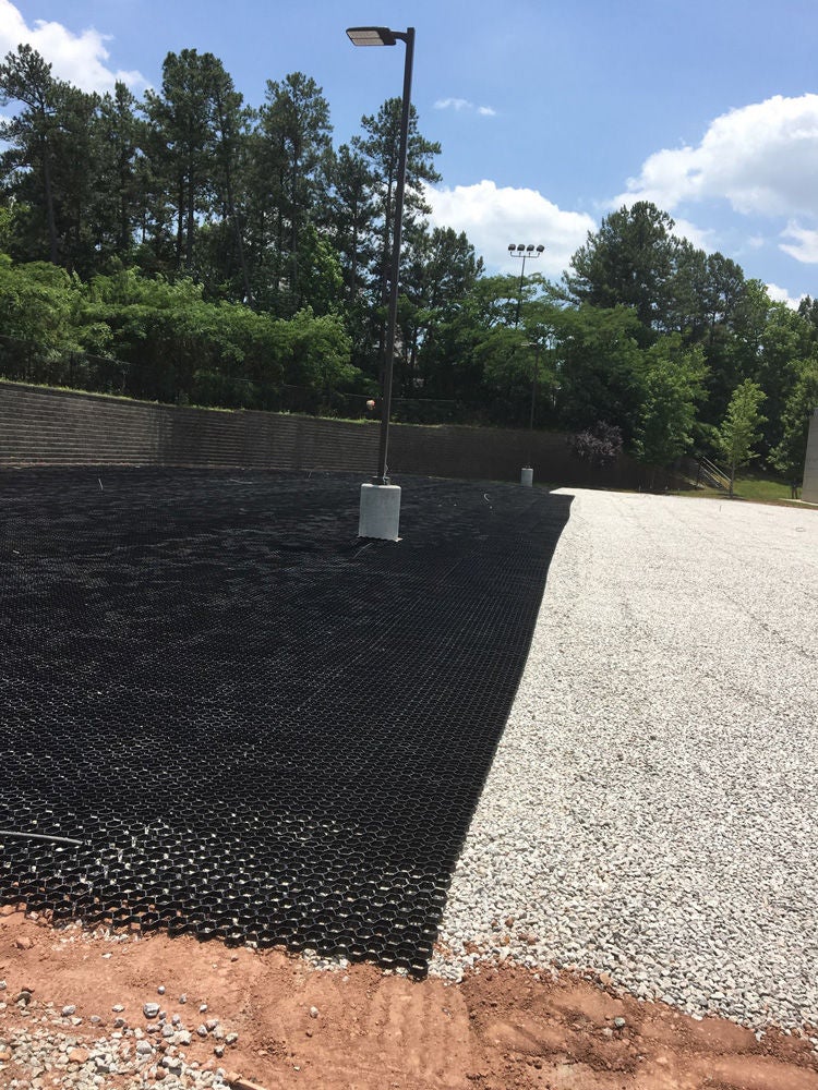 Life Sciences Company Grass Pavers Installation