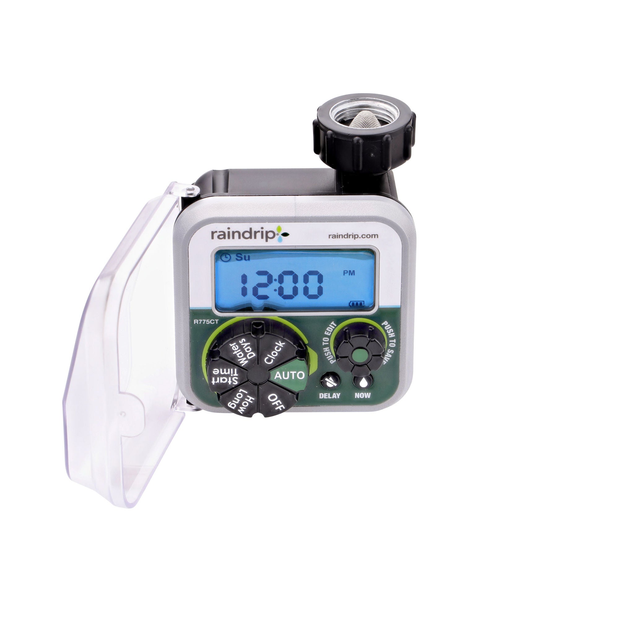 Automatic Water Timer automates your drip irrigation watering schedule (Raindrip R775CT)