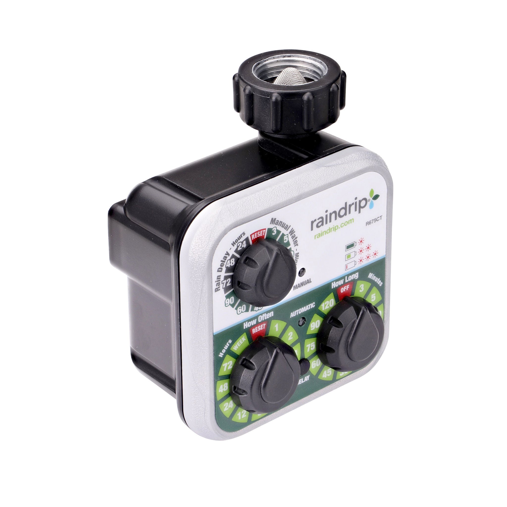 Raindrip Automatic Water Timer automates your drip system (Raindrip R675CT)