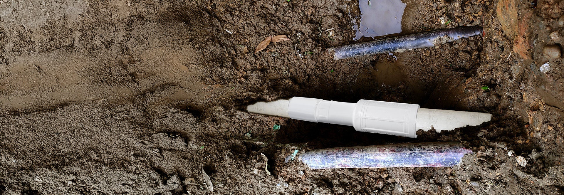 Fix leaks fast, even in the tightest spaces, with the NDS Pro-Span® Compact™ expansion repair coupling