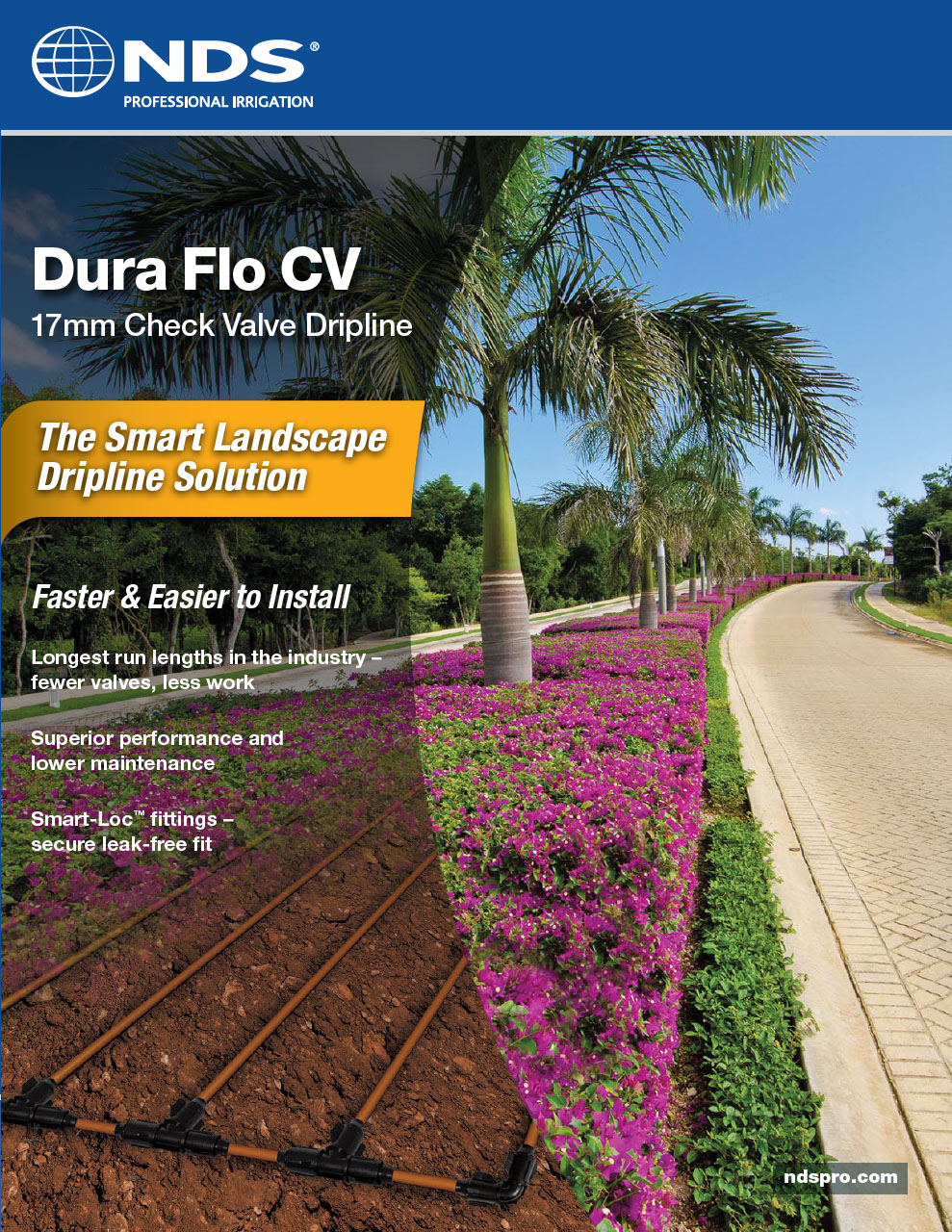 NDS Dura Flo 17mm Check Valve Dripline Brochure