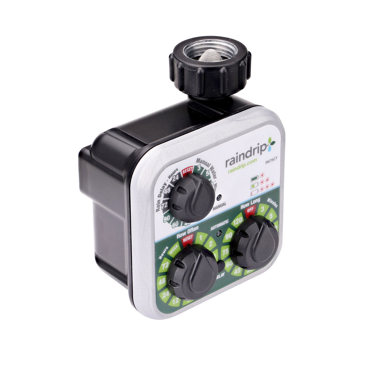 Raindrip Automatic Water Timer automates your drip system (Raindrip R675CT)