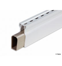 10' Micro Channel - Including 1 Coupling, White