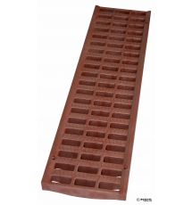 5" Pro Series Light Traffic Channel Grate, Brick Red