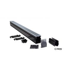 6ft Slim Channel Kit with Gray Grates and Accessories