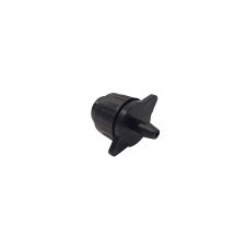 Adjustable Dial-A-Flo Emitter 360-degree, Fan Spray, 0-20 GPM, Black 