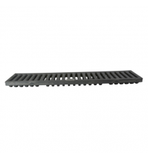 Dura-Slope Channel Grate, Gray