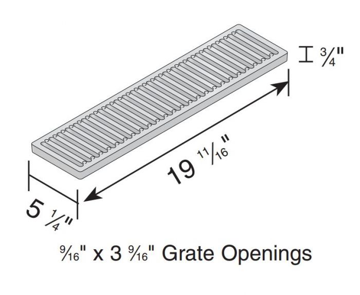 NDS 5 Pro Series Channel Grate